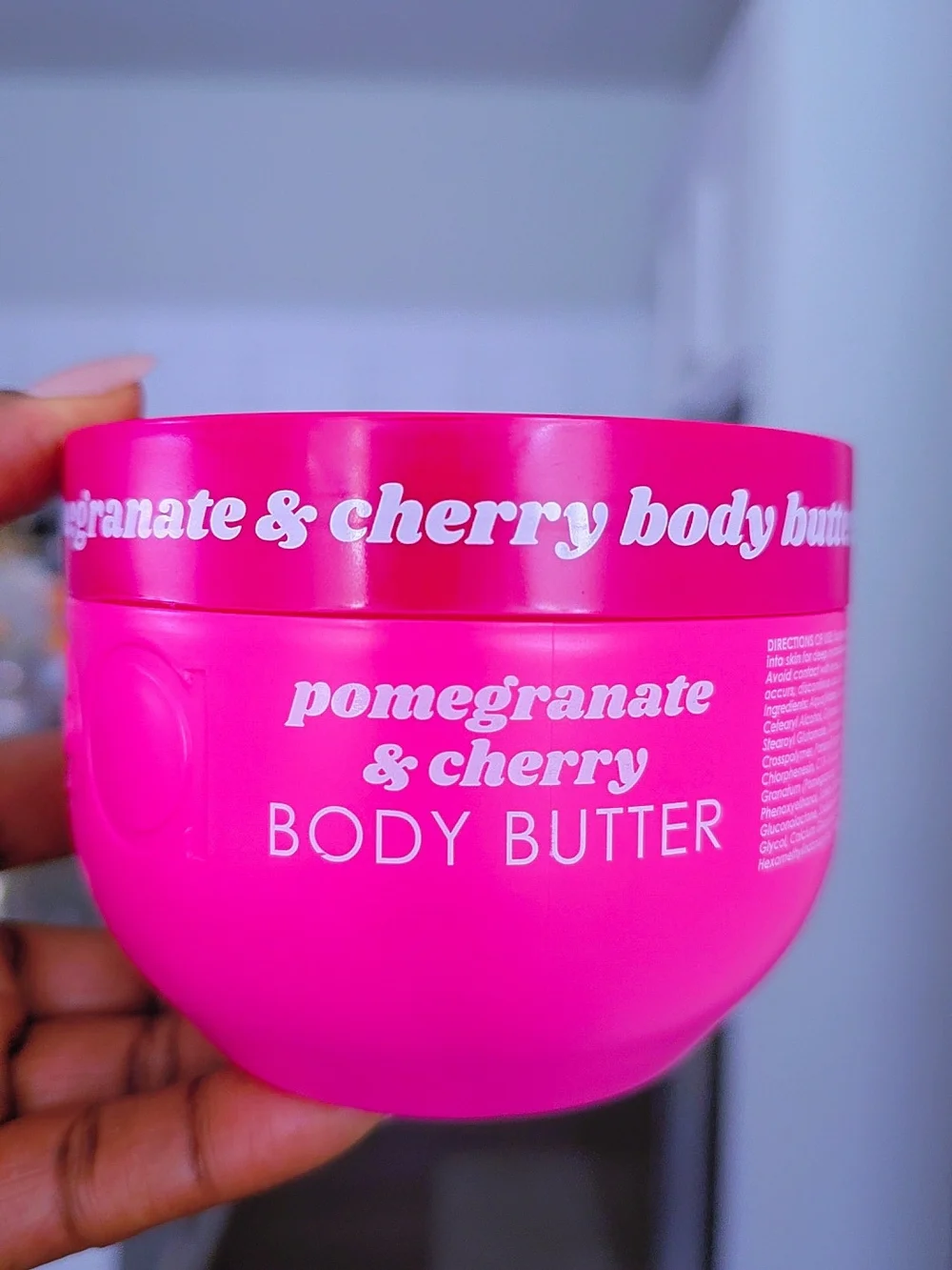 CIROA Pomegranate & Cherry Shower Gel Body Butter Scrub Set Pink NWT